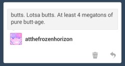 Asknsfwcobaltsnow:  That’s At Least Half A Megaton Teen Butt, Right?  C: Nice Bootay~