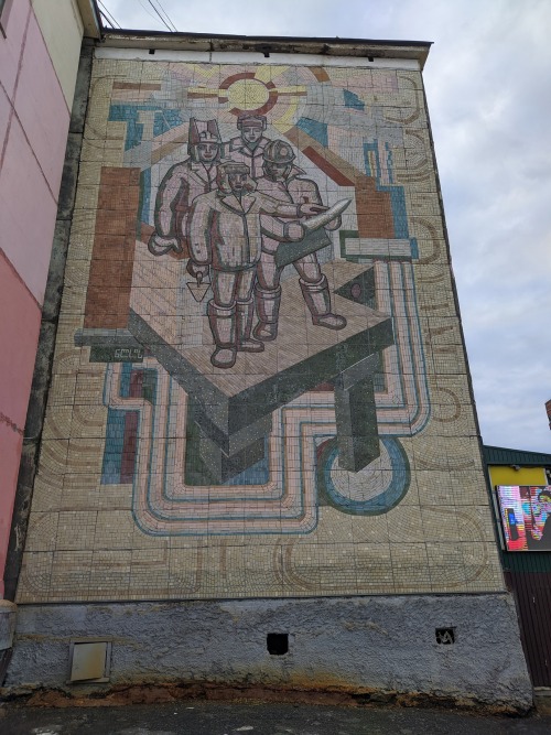 my-russia:Soviet mosaics in Norilsk, Krasnoyarsk Krai