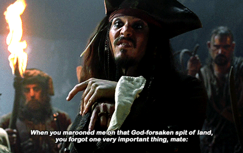 Well, I won’t be making that mistake again. —Pirates of the Caribbean: the Curse of the Black Pearl,