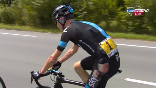 fuckyeahcycling: Tour de France 2014 | Stage 4 (via Twitter / EurosportUKTV: *wince* Nasty bit of r