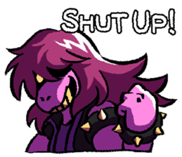 doge-w-a-bloge:Some of the new Deltarune Line Stickers!