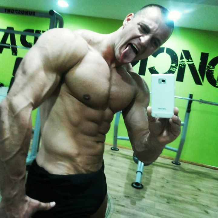 serbian-muscle-men:Serbian fitness instructor Marko