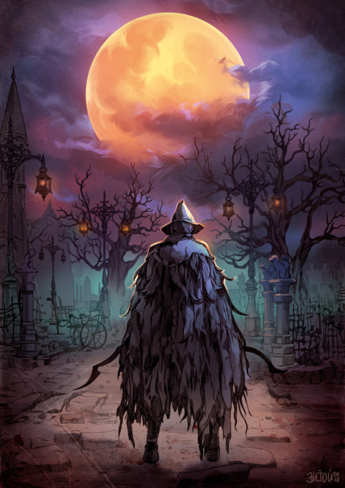 enijoiart:Bloodborne posters.My favorite locations in the game *о*