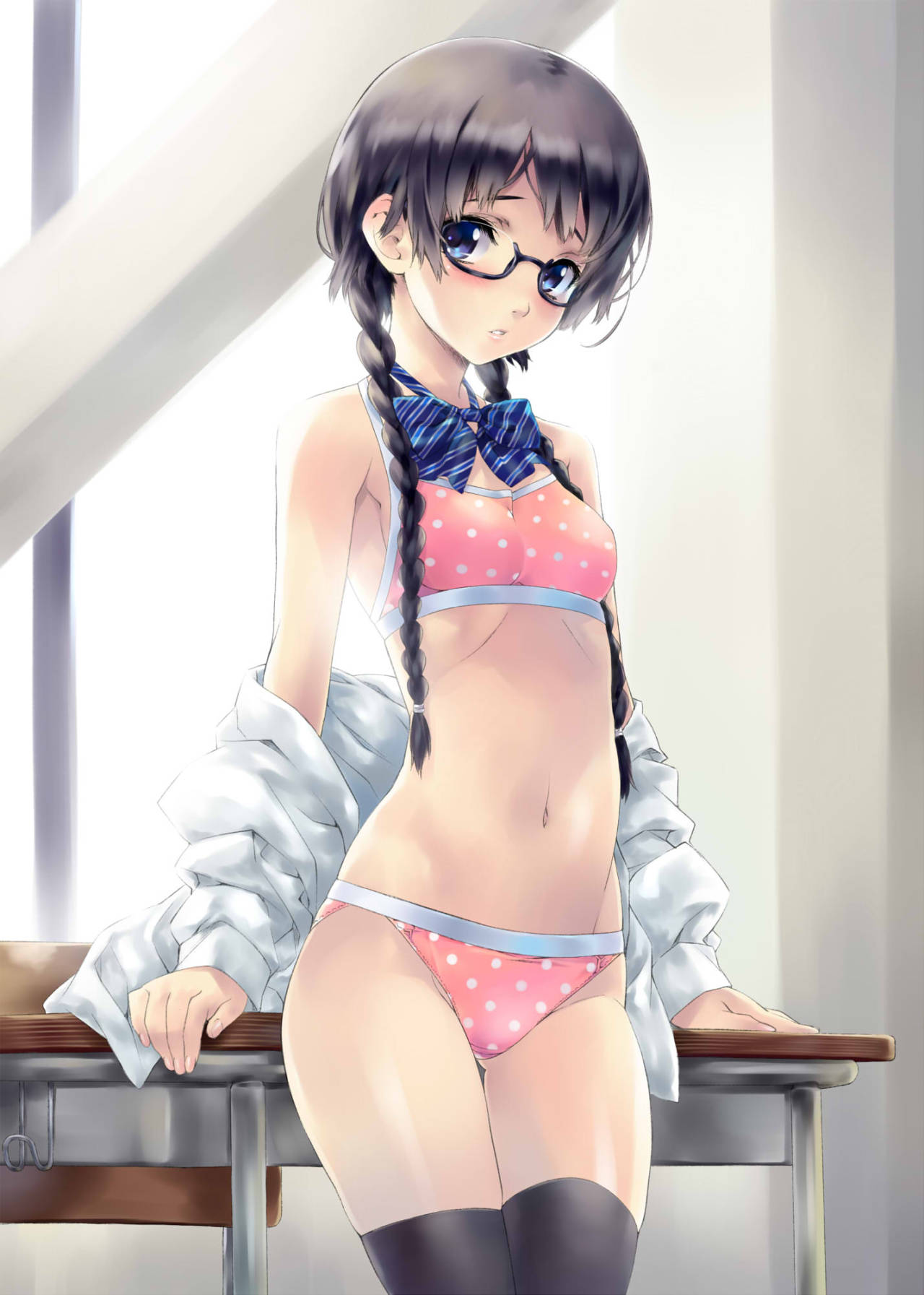 k32ru:  【二次エロ】眼鏡をかけた女の子のちょっとHな画像が見たい！