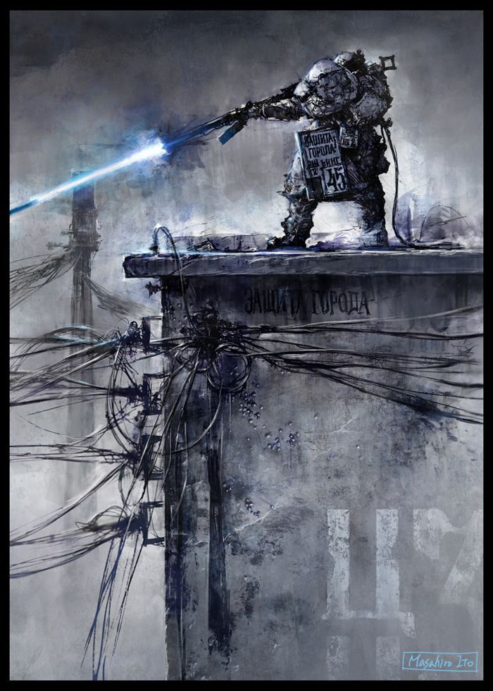 bellatorinmachina:  by Masahiro ItoAcid Buffer Zone
