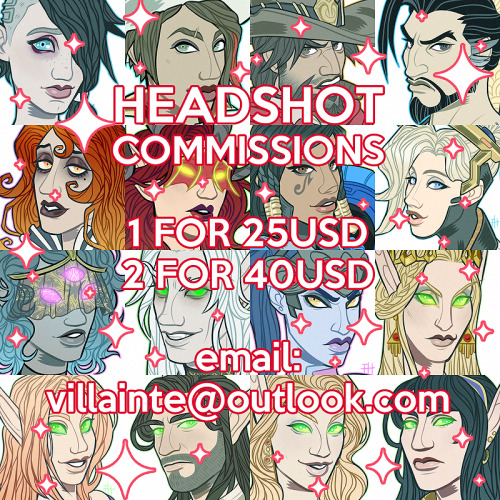 villainte:Due to my lack of free hours and paypal’s change of policies, I’m updating my commissions 