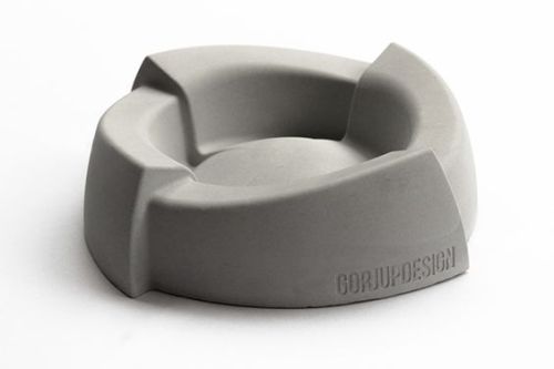 Concrete Ashtray by Gorjup Design