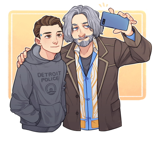 cherohero:I doubt Hank likes selfie but I like to think they took it at least once Y///Y