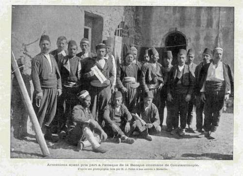 These are some members of Armenian Revolutionary Federation (Dashnak Party) who attended to takeover