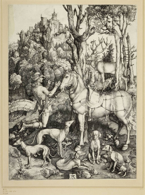 Albrecht Dürer, Saint Eustace, 1500. © Staatliche Museen zu Berlin, Kupferstichkabinett, Summer Exhi