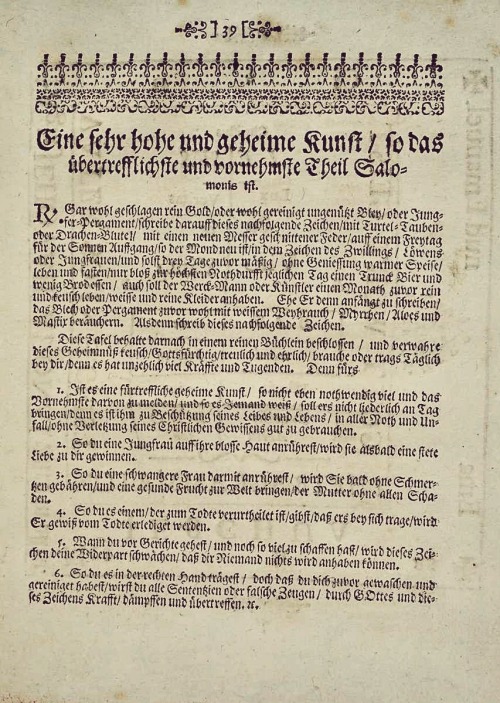 starrywisdomsect:      The Arbatel De Magia Veterum (Arbatel: On the Magic of the Ancients) is a grimoire of ceremonial magic that was published in 1575 in Switzerland. It was likely edited by Theodor Zwinger, and published by Pietro Perna. The actual