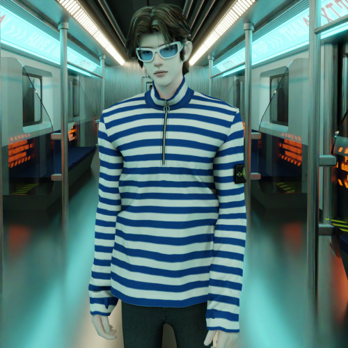 xionsims:Supreme x Stone island ss16 stripe zip ls teeDownload (Patreon / Free )스크린샷에 hq 모드가 적용되어 있습