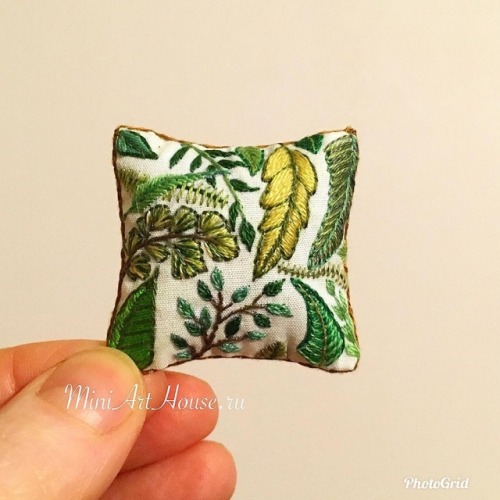Miniature Embroidered Pillows