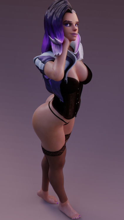 coronalview: Overwatch sombra nsfw poster by respective  Artist: @arhoangel Gifs created by me ☺