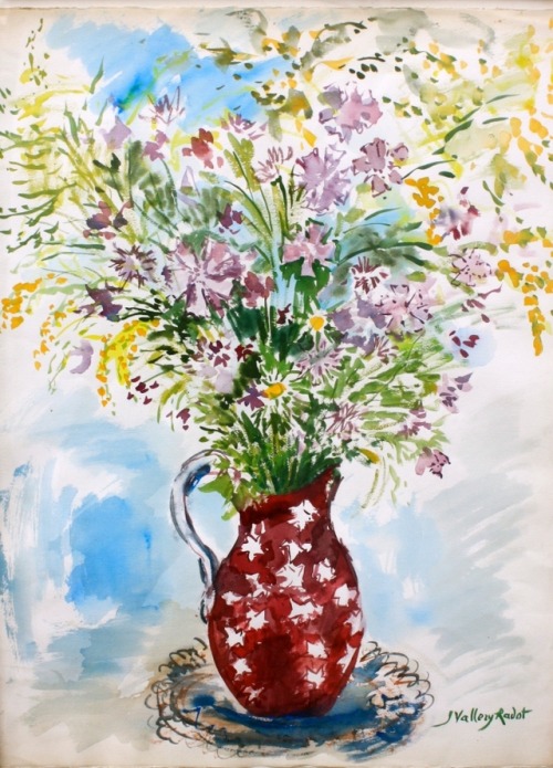 huariqueje: Country Bouquet   -    Jaques Valléry Radot French,1910-2001 Water