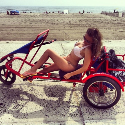 instabicycle:  Via @katerina_protas: Beach#bicycle#feeling hot