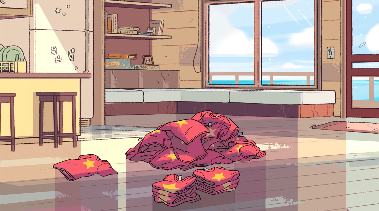 A selection of Backgrounds from the Steven Universe episode: Keeping It TogetherArt