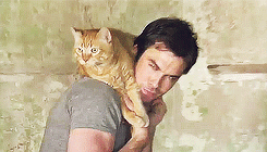 salvatore-vampire:  Ian Somerhalder with Moke - People Magazine 2013 