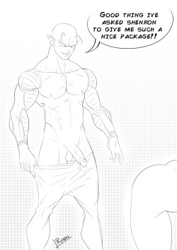 p2ndcumming:  reiner55:  Just piccolo!   quick sketch, would more content like this be good or bad….i mean yaoi/bara stuff??    Vote 4 Pedro