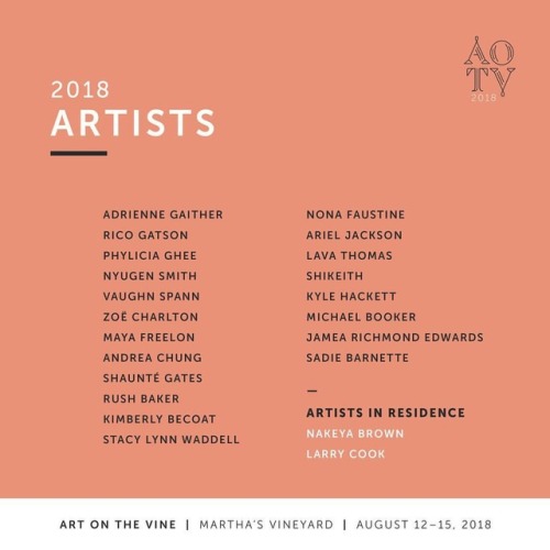 So ready to get to Martha’s Vinyard next week to be a part of this. @theagoraculture @artonthe