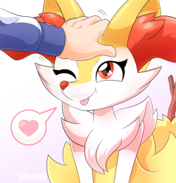 alfa995:Braixen’s been a good girl so she