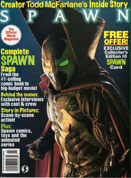 hrbloodengutz12: 20 years ago - on August 1, 1997 - Todd McFarlane’s SPAWN was released theatr