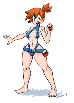 dahsdahs:  Misty (kazumi) Don’t worry she’s 18 on my fanarts ;D Patreon - http://patreon.com/dahs