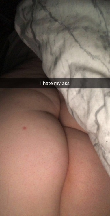sinful-wh0re: Fat ass, worst part of my body butt fuck it