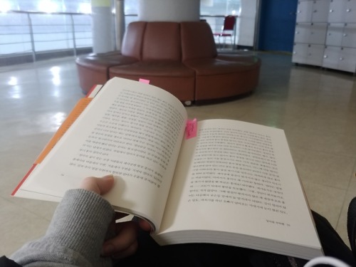 [2019.04.11] Day 11/20 Reading at the swimming pool before my lesson. Writing practice before a