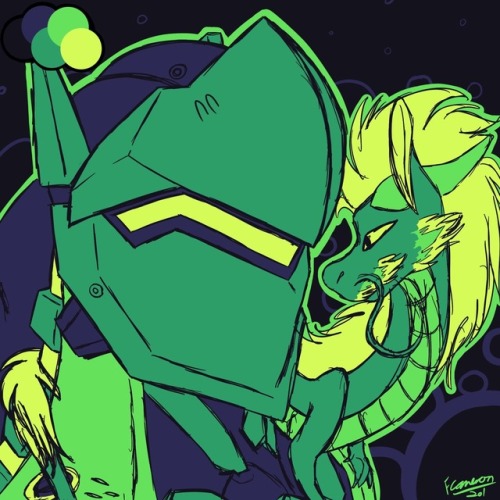 Im Trying Out The Colour Palette Challenge With Overwatch Characters These Two Are My First Try With