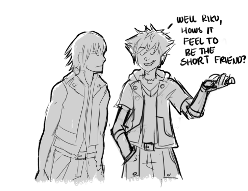 kellberry:  *points* and to your left you’ll find a collection of KH trash that I’ve drawn in the past couple weeks. Been drawing some ideas for Roxas for his comeback in KH3 maybe? If that even happens. That would be cool….I fully intended on