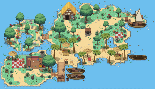 Hi look at my ponytown island + house B).