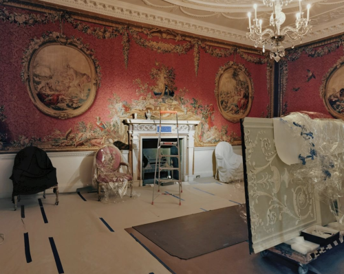 Renovation work at Met’s Galleries for British Decorative Arts and Design.&gt; Photo: