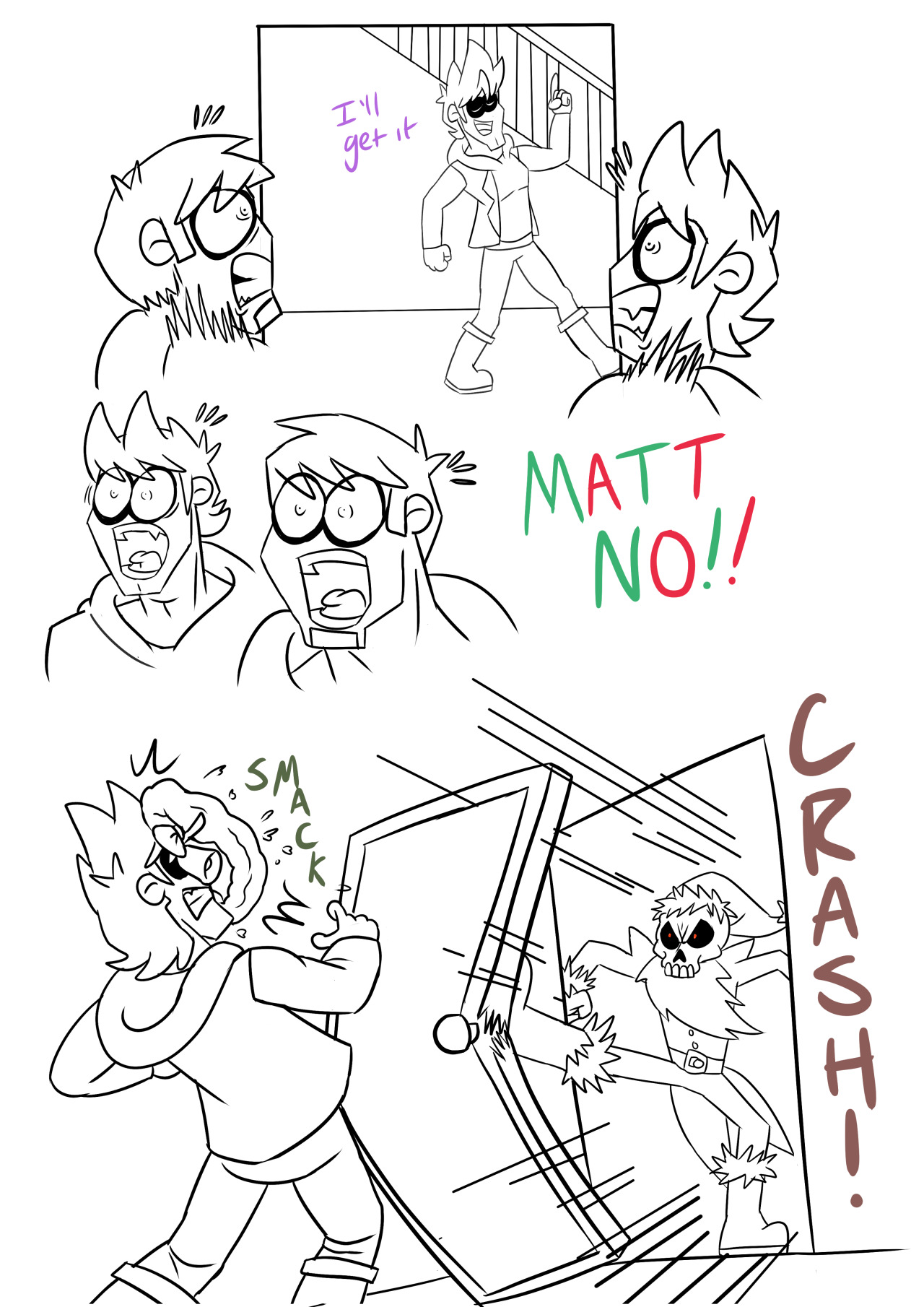 Eddsworld on X: In Zanta Claws, What gift does Matt get