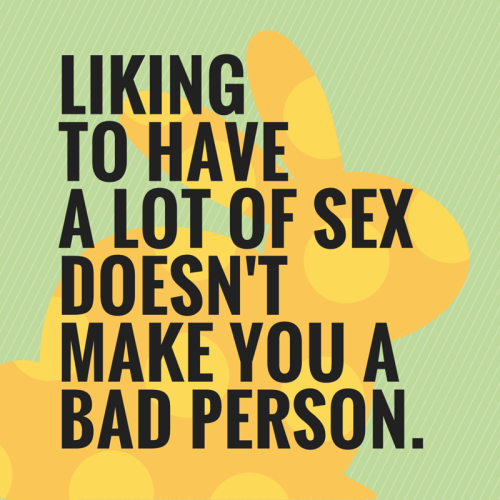 humanity-shines:  allaroundthickness:  Very True!  And not liking sex doesn’t make you a bad person