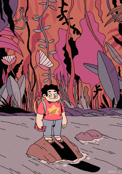 choodraws:  really quick warm up drawing, i love steven universe steven how did you