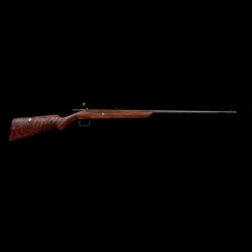 Maori carved Remington .22 caliber rifle, circa 1920.