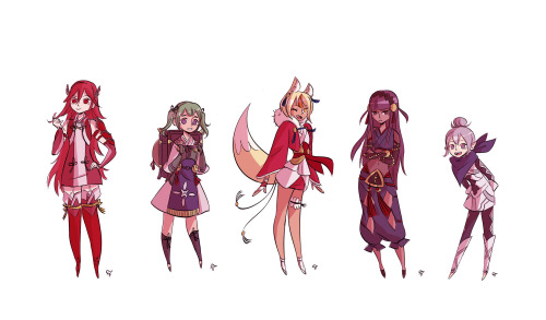 the last of the fates 2nd gen ladies in my series!first set here, second set here!and now onto the b