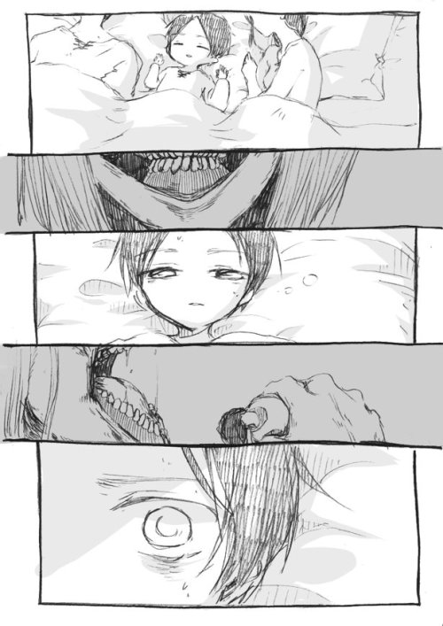 coffeemugkisses:  jean—biscuit:  【エレミカ】12年後の君へ by ｼｭﾀﾀﾀ… All credit goes to the original artist, I just translated it :) I can honest to god say that I cried my eyes out while translating.  I just want them to be