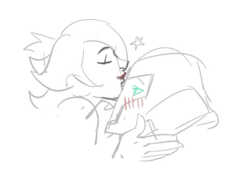 hattersarts:  super mario galaxy but samus hears a distress call that rosalina sends out and now its Super Samus Galaxy and rosalina gives samus a kiss every time she brings back a star, she also kisses her at other times as well