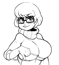 flauschdraws:  Day 8 Velma- Twitter - 