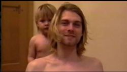 suicideblonde:  Kurt Cobain and Frances Bean