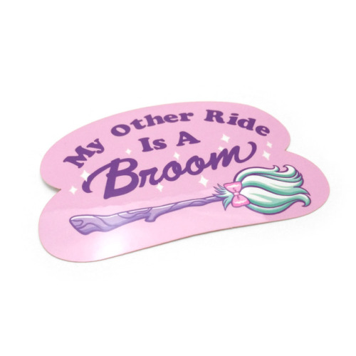 Witch broom stickers are now available in my Etsy shop! CLICK HERE Shop ✦ DeviantArt ✦ Twitter ✦ Fac