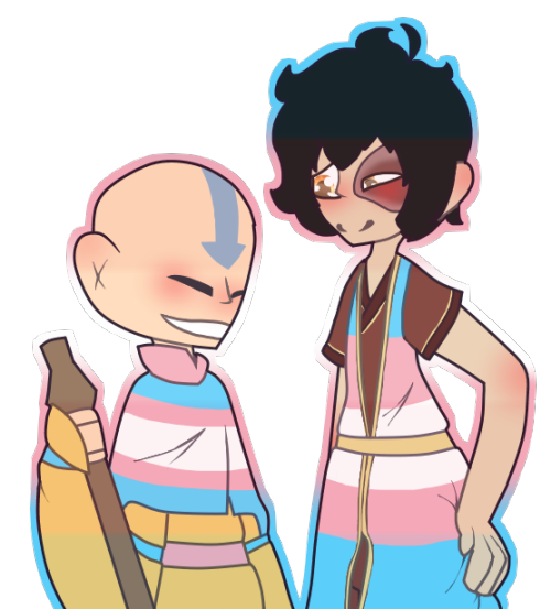 this goes out for my fellow aang stan @zukostrans i said i would draw this and i fucking did