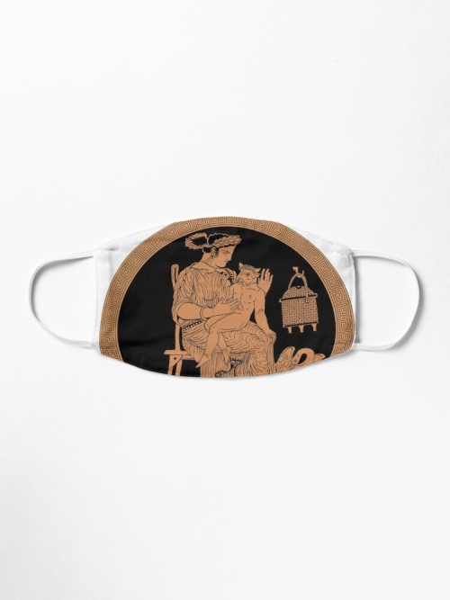 honorthegods:Buy a Hoplite Owl or Baby Minotaur mask…or sticker…or other items from redbubble with t