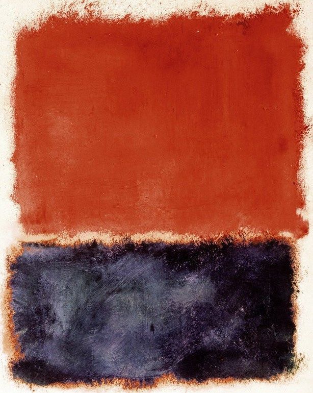 dailyrothko:  Mark Rothko, oil on paper