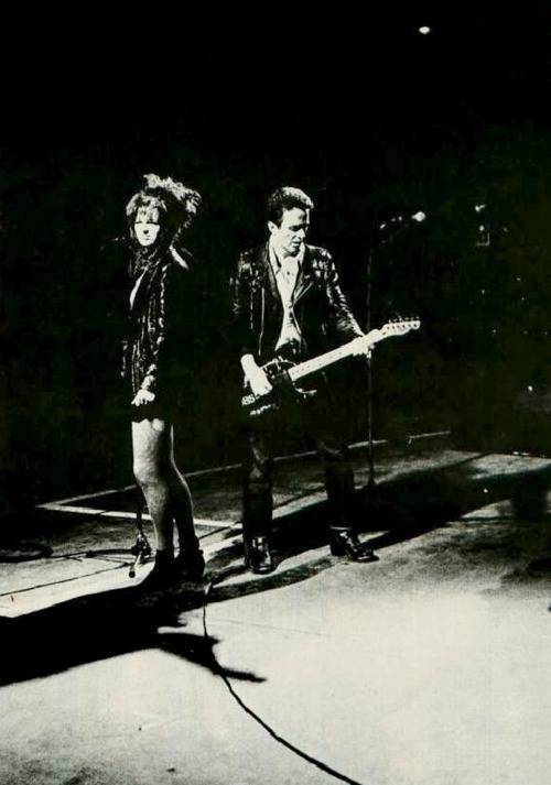  Ari Up & Joe Strummer photographed by Pennie Smith 