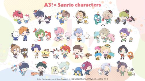 A3! x Sanrio collab 2022~!Source