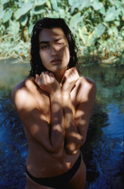 Vintagewoc:yasmeen Ghauri By Ferdinando Scianna (1989)