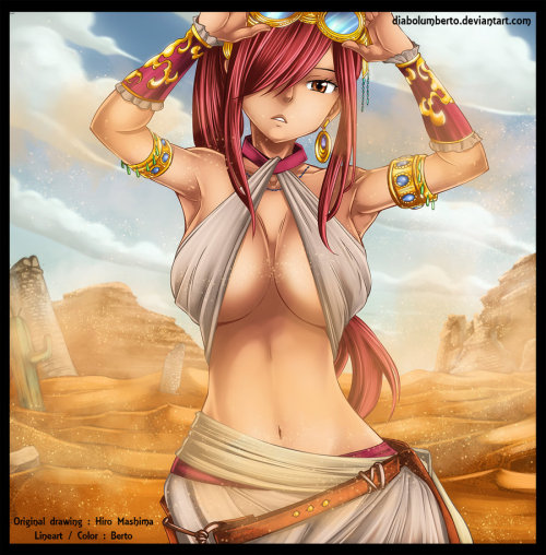 Erza - Fairy Tail by diabolumberto 